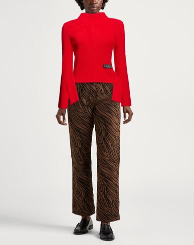 Woman Turtleneck Red Size M Merino Wool, Cashmere