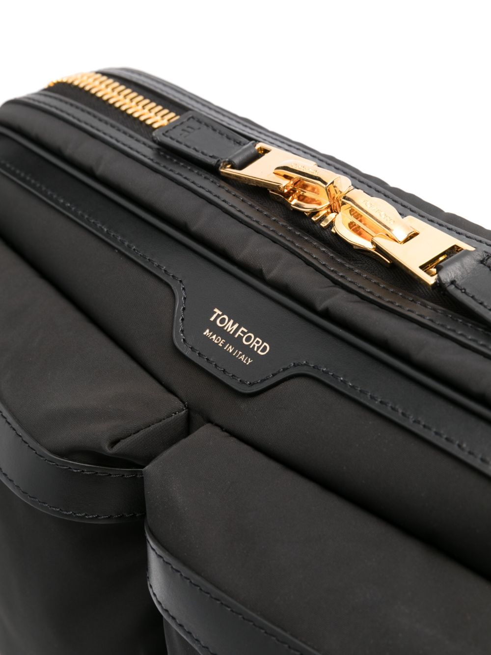 - Recycled Nylon Large Messenger Bag