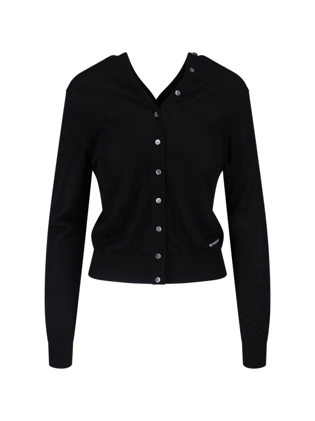 Wool-Blend Sweater with Wool Trim