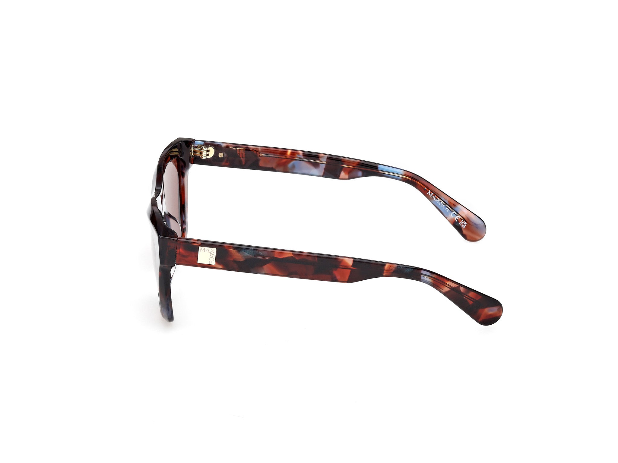 MAX&Co Mujer MAX&Co MO0145 54E Gafas de sol Acetato la Habana Marrón Cuadrada Norma