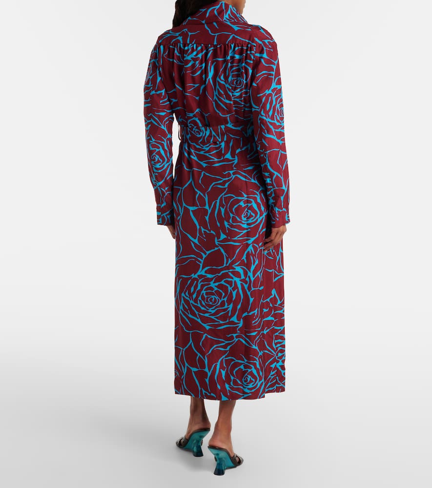 Printed twill coat