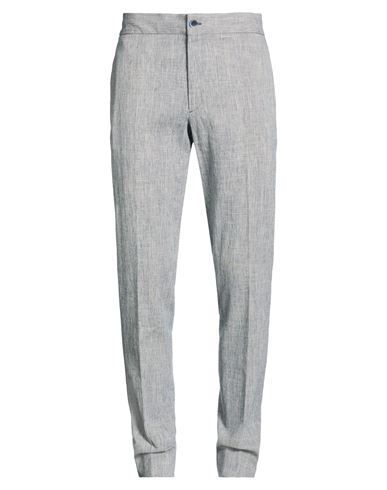 Man Pants Grey Size 32 Cotton, Linen, Elastane