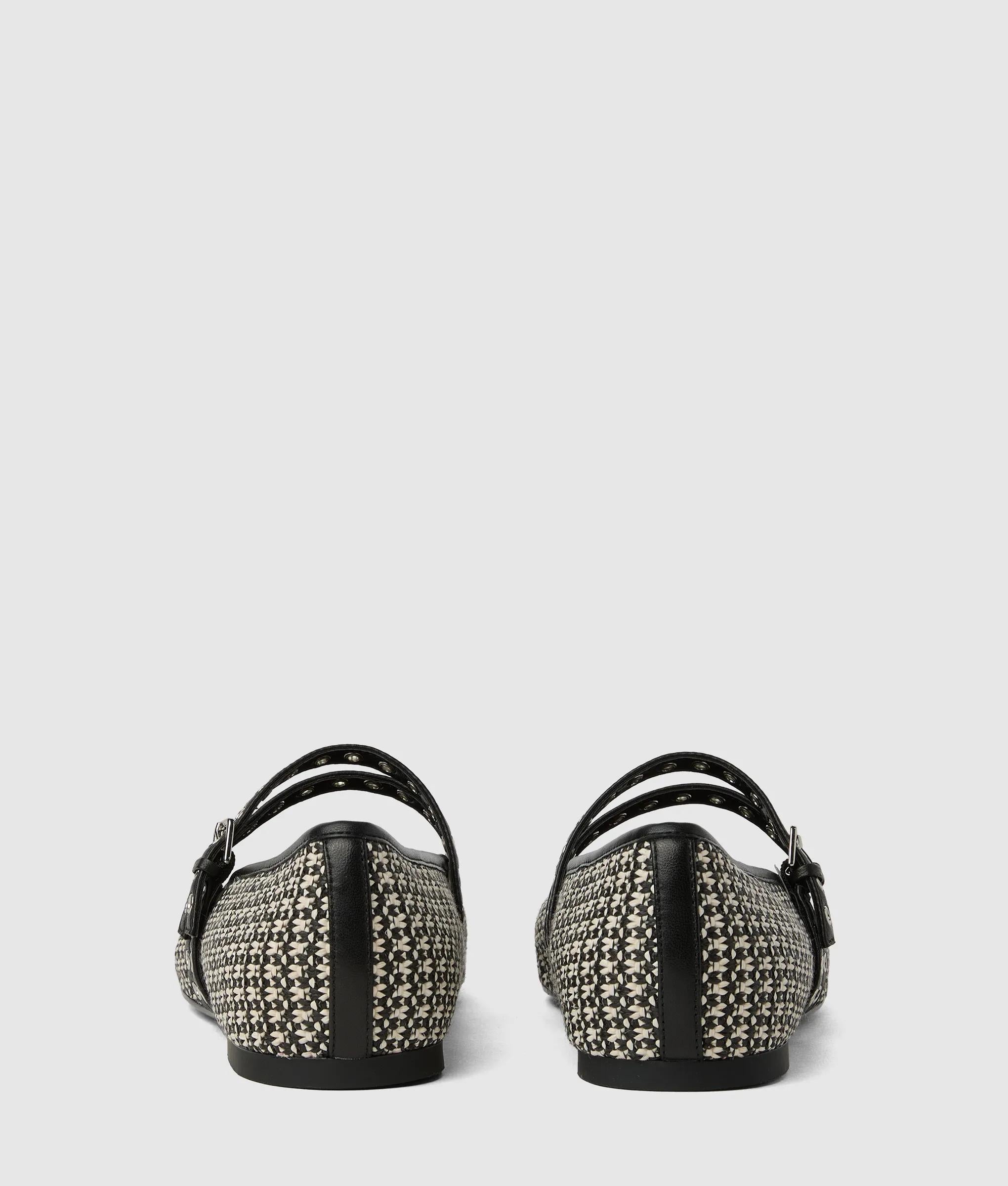 Karl Lagerfeld - Karo Riemchenpumps, Damen, Schwarz/weiss, Größe
