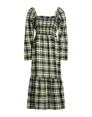 Woman Midi dress Pastel yellow Size 10/12 Organic cotton, Recycled polyester, Elastane