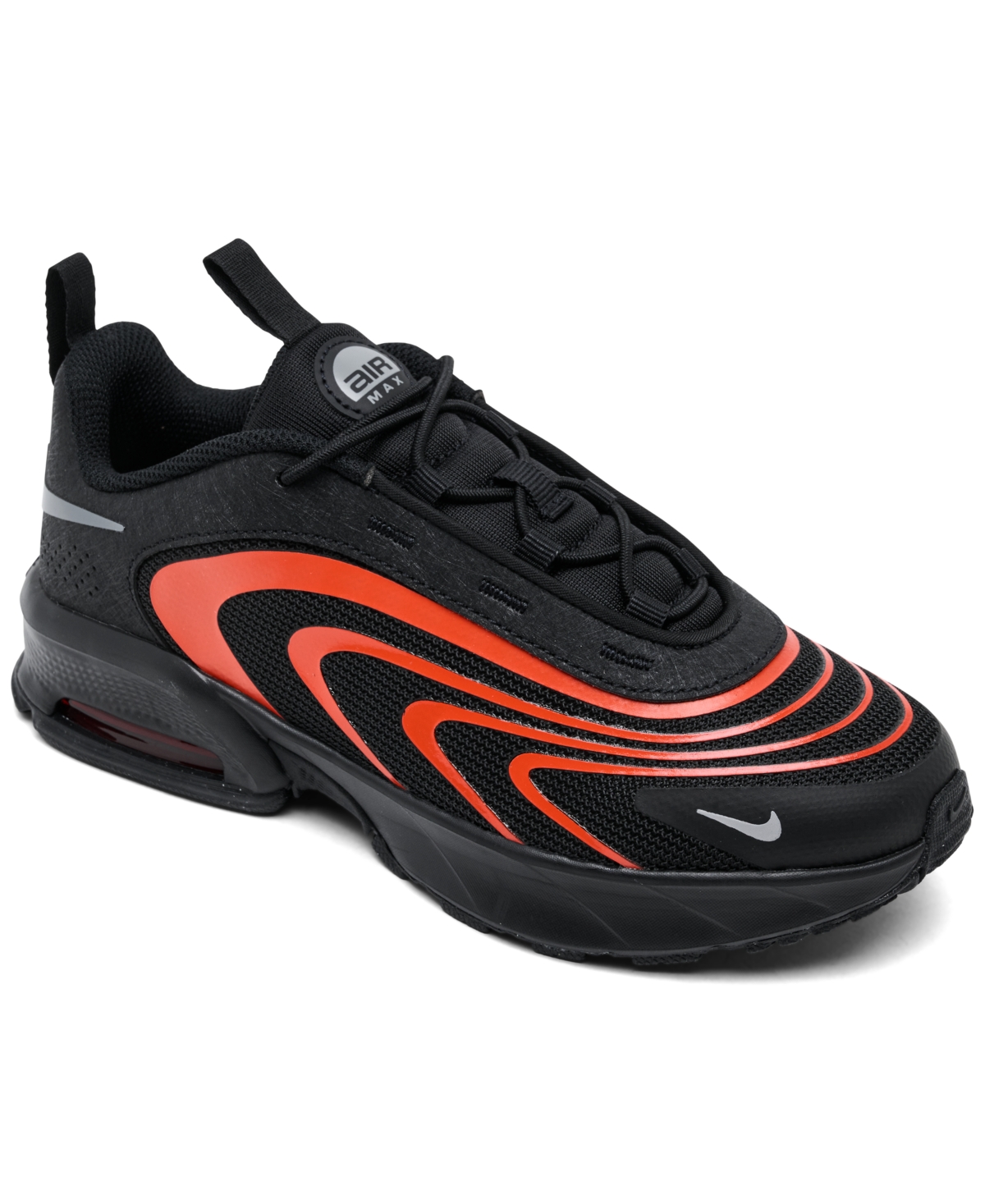 Little Kids Air Max Fire Casual Sneakers From Finish Line - Black, Smoke Gray