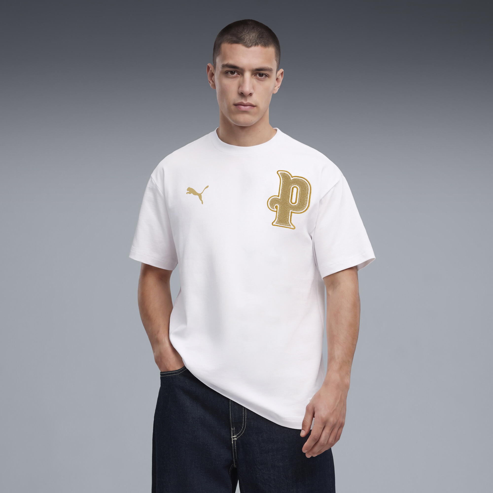 PUMA Manchester City Anniversary Men's Soccer T-Shirt in White