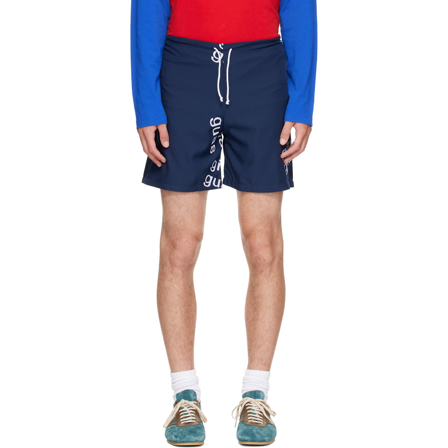 Navy Travel Shorts