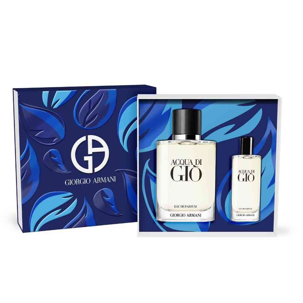 Mens Acqua di Gio Gift Set Fragrances 3614274185133