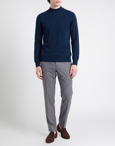 Man Turtleneck Navy Size 46 Virgin Wool