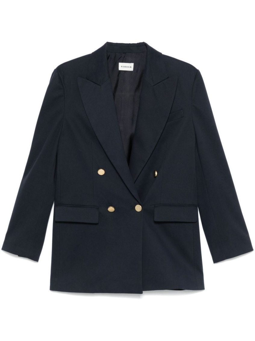 Crew Cotton Blend Blazer Jacket