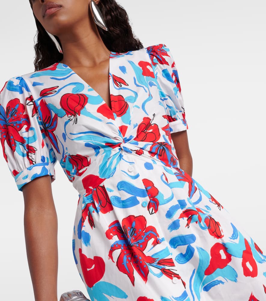 Diane von Furstenberg Avery floral cotton-blend maxi dress