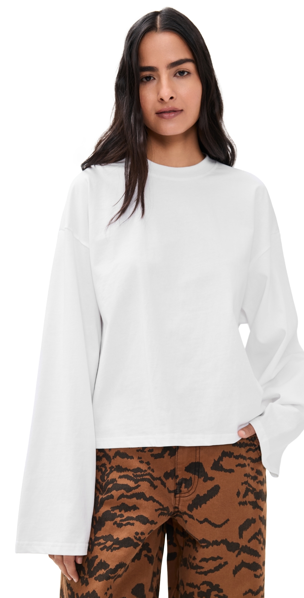 Bloom Long Sleeve Tee Porcelain