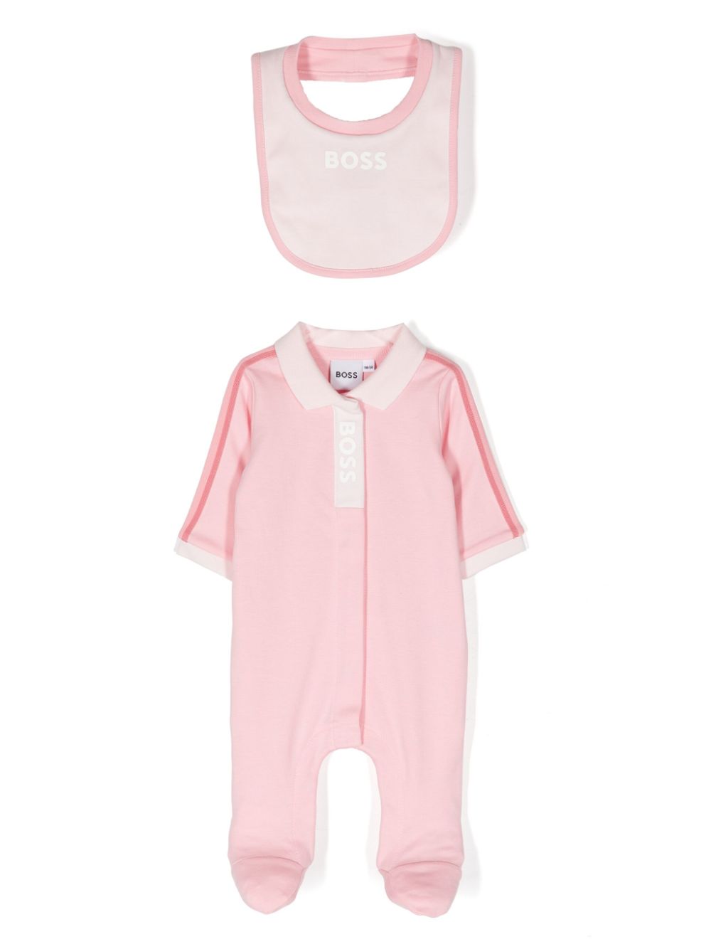 Cotton babygrow set - Pink