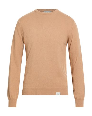 Man Sweater Camel Size M Wool, Viscose, Cashmere, Polyamide