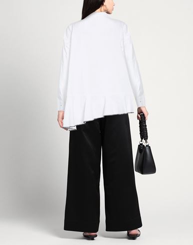 Woman Shirt White Size S Cotton, Elastane