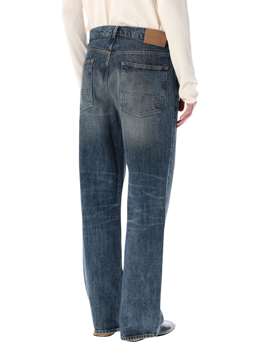 Third Cut Wide Straight Jeans