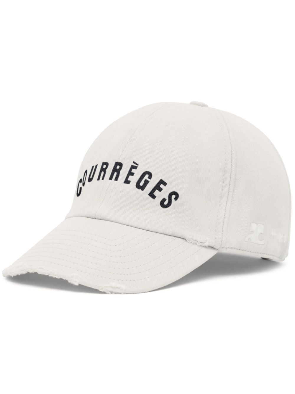 Logo-embroidered cotton baseball cap - Neutrals