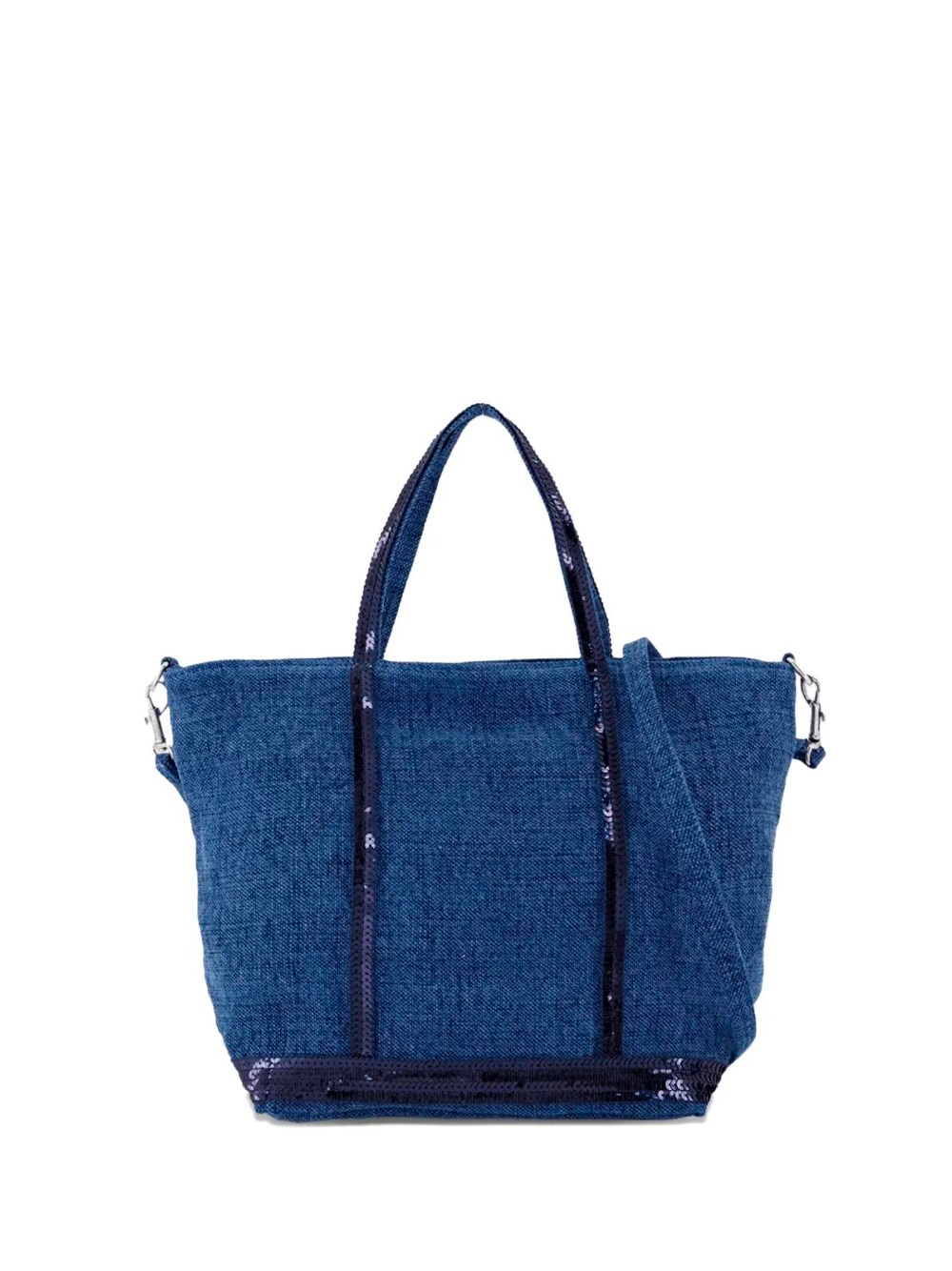 Linen Small Zipped Cabas Tote