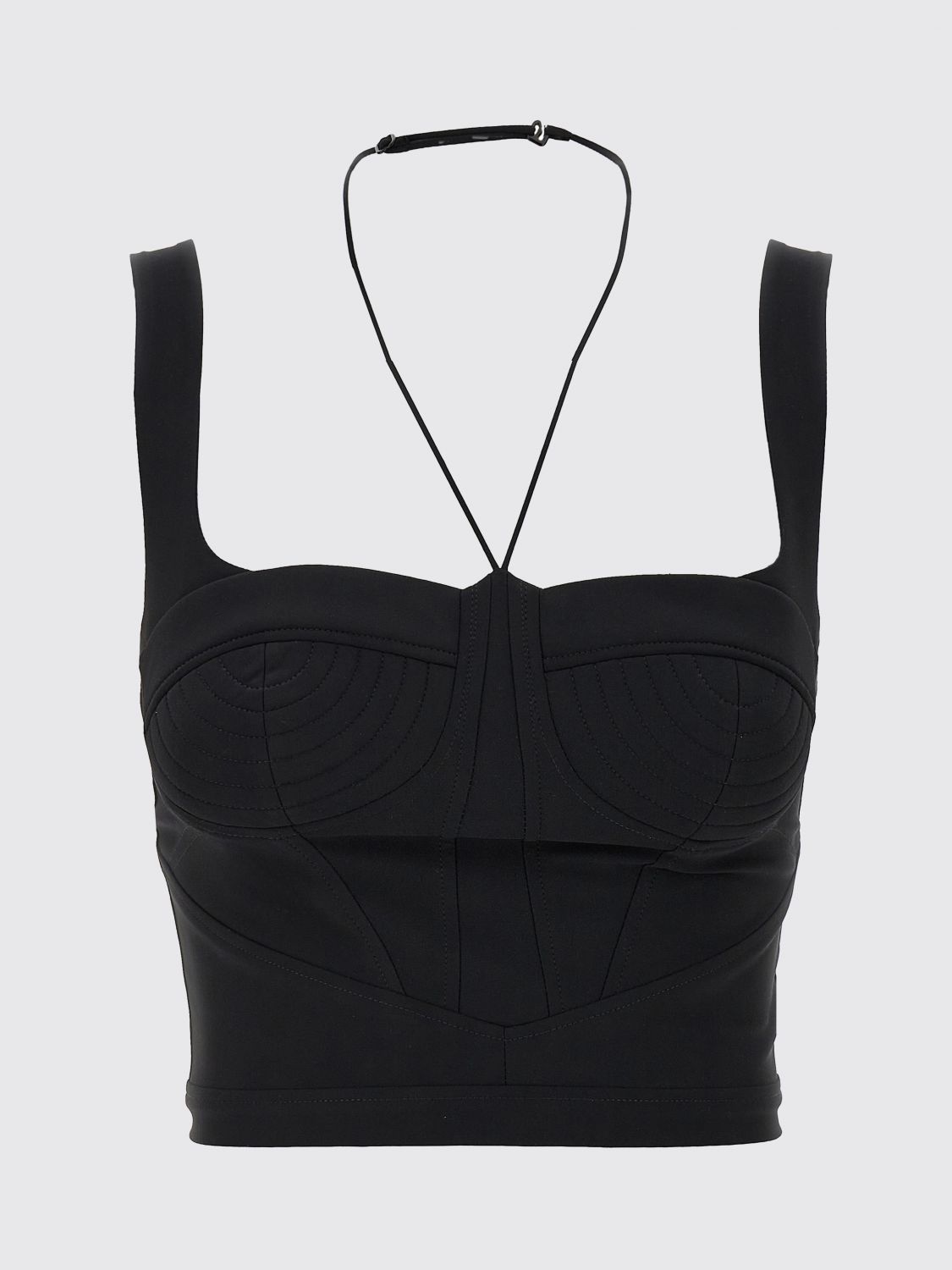 Top Woman color Black