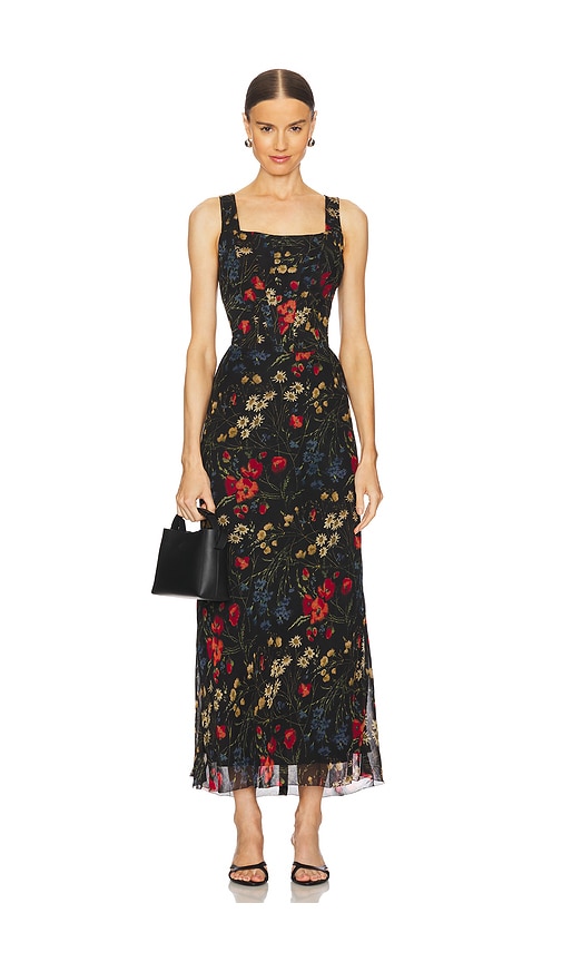 Polo Ralph Lauren Women's Sleeveless Cocktail Dress - 1754 Midnight Garden