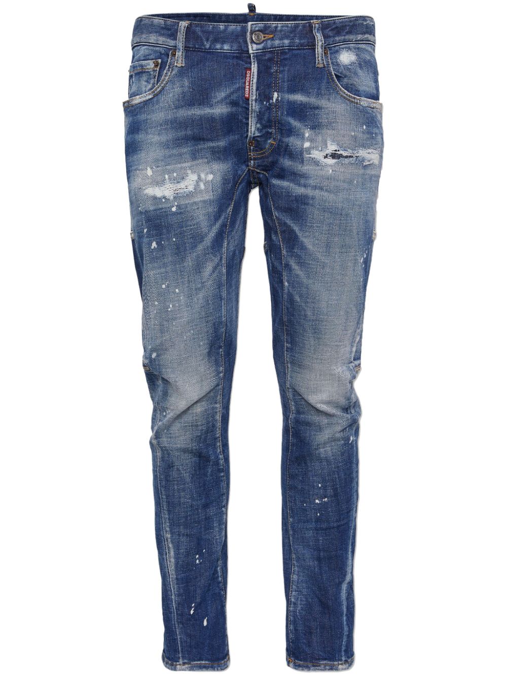 Distressed skinny jeans - Blue