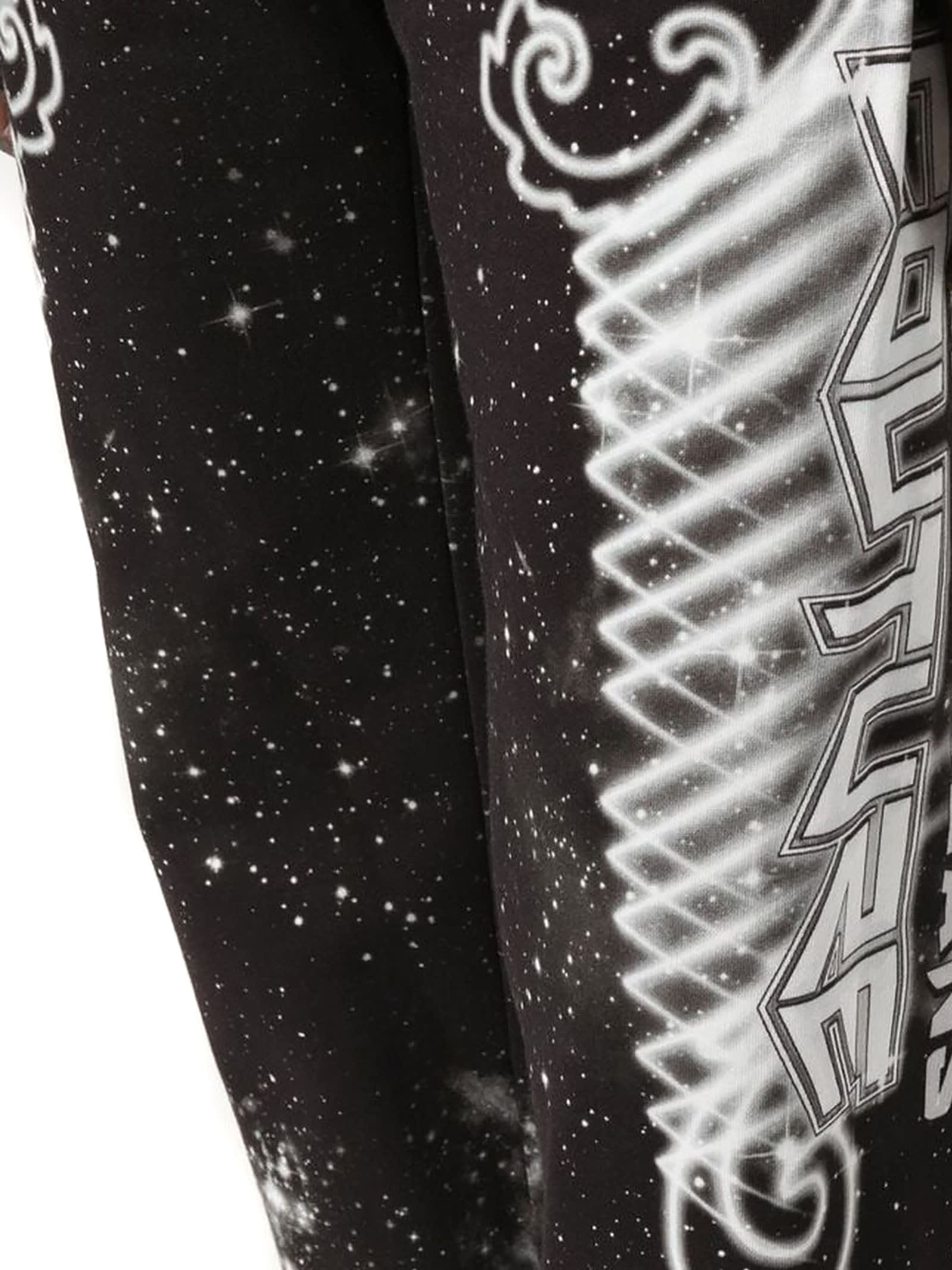 Black Cotton Track-pants