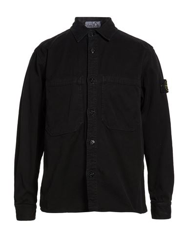 Man Shirt Black Size L Cotton