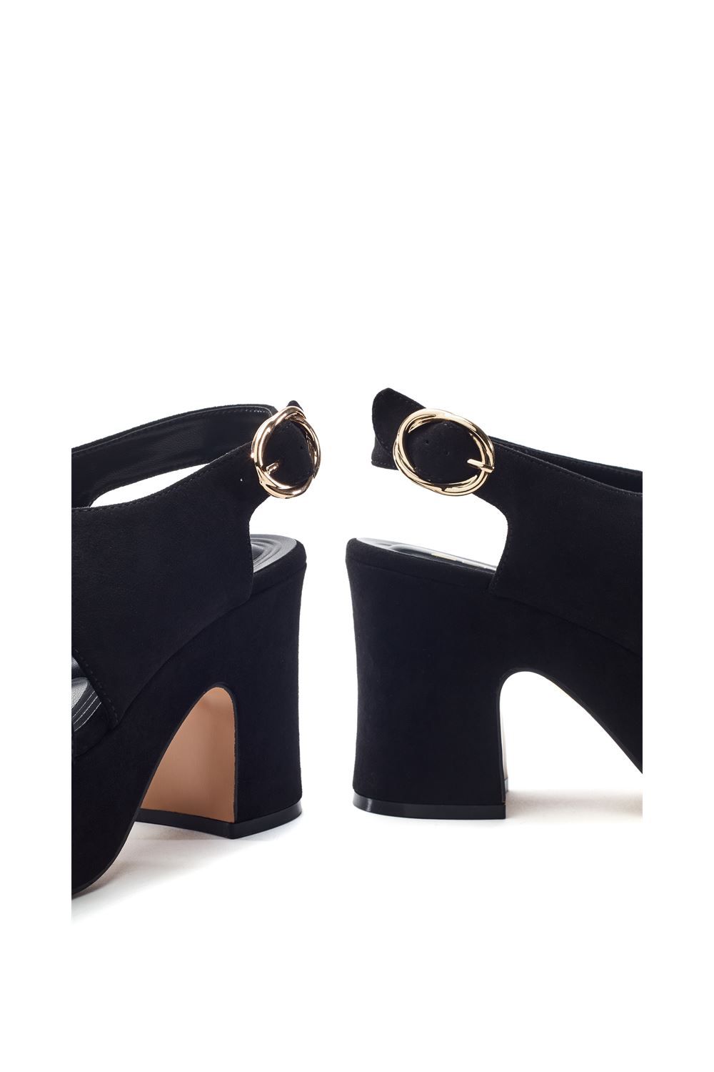 Moda In Pelle 'nakara' Alcantara New Sandals In Black