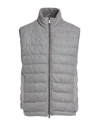 Man Vest Grey Size L Virgin Wool, Cashmere