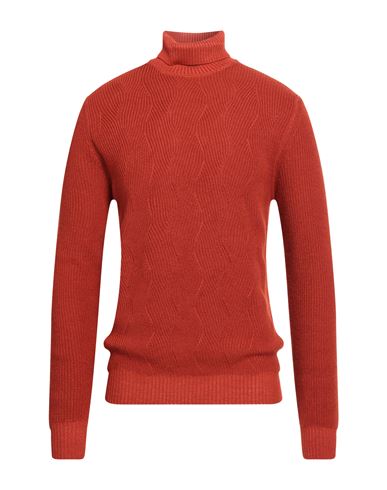 Man Turtleneck Rust Size 42 Wool