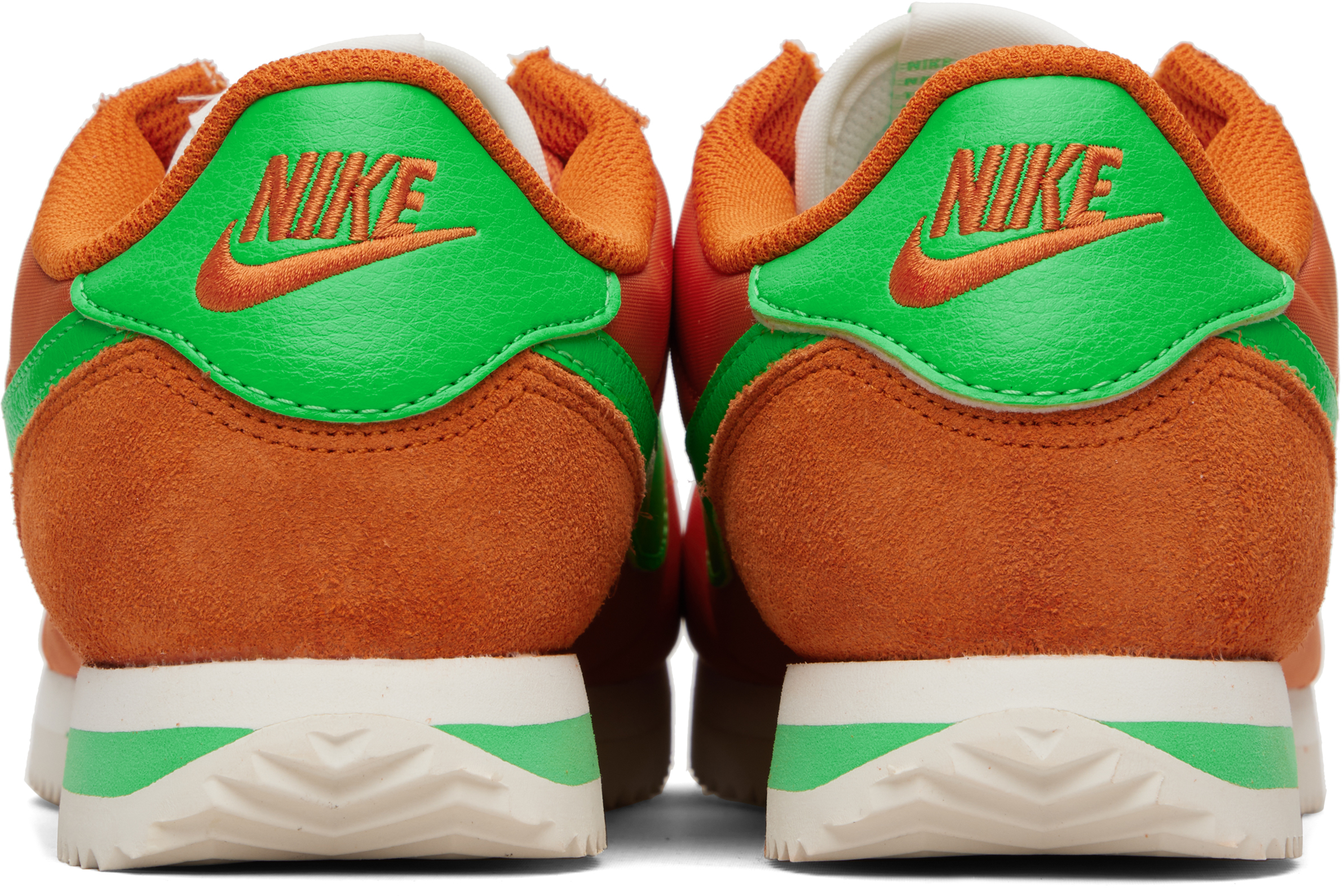 Orange Cortez Textile Sneakers