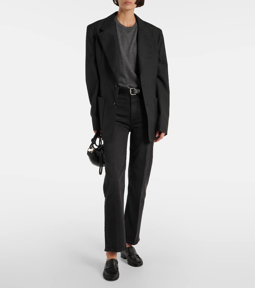 Le Sleek high-rise straight jeans