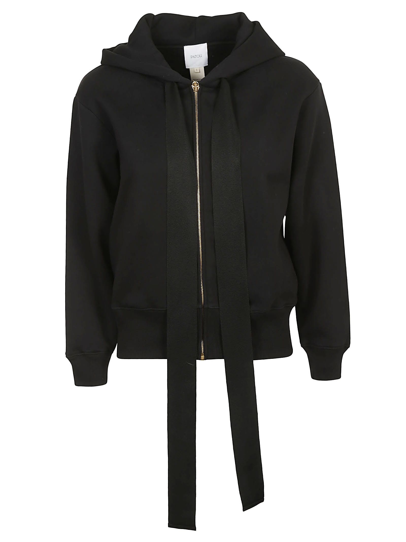 Drawstring logo hoodie