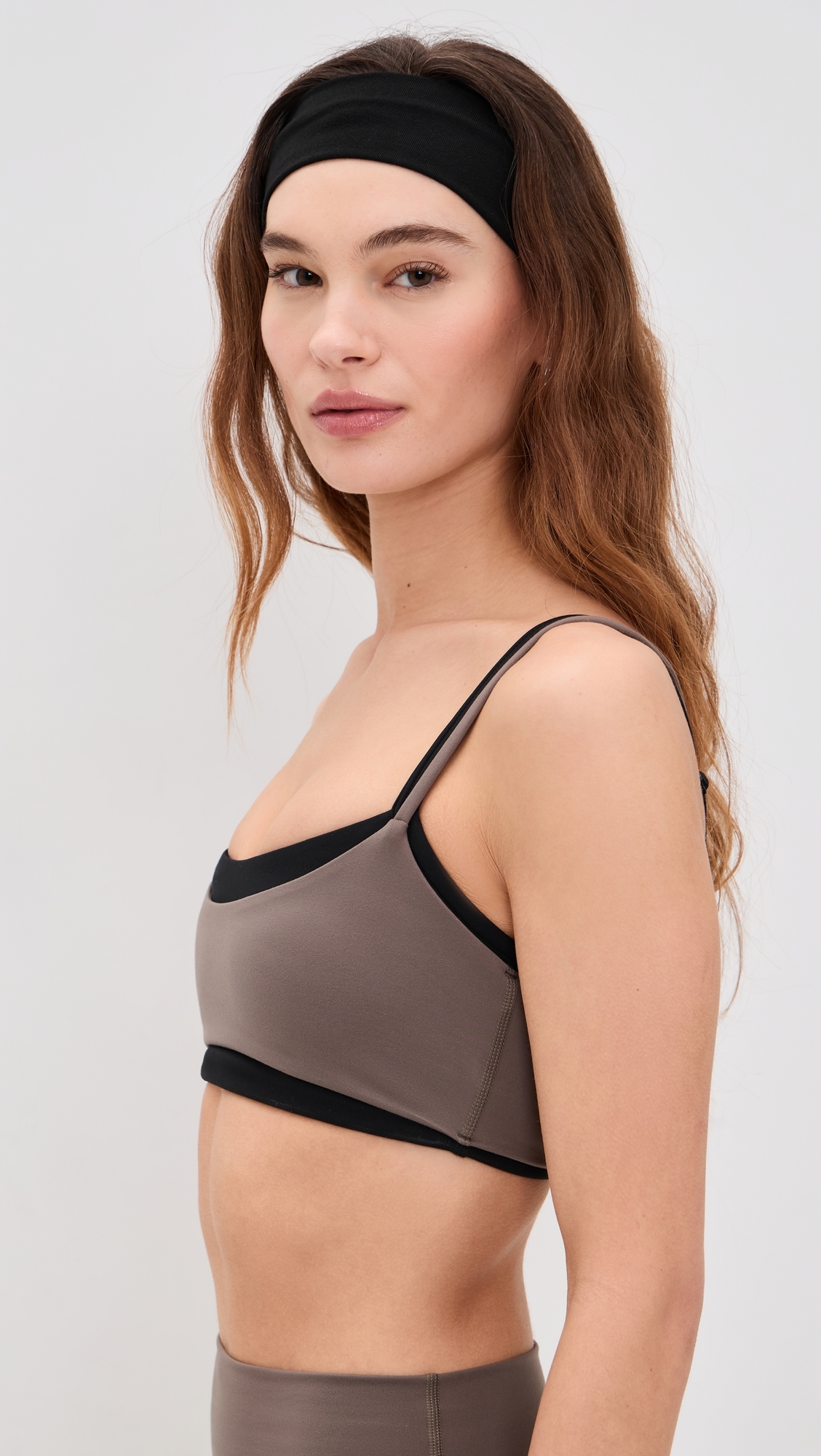 Layered Bra Walnut/Black
