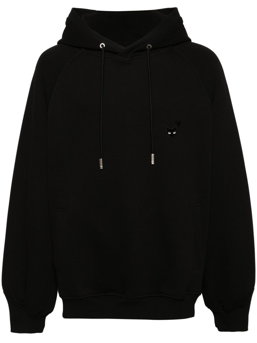 Love Panther Hand Rope hoodie - Black