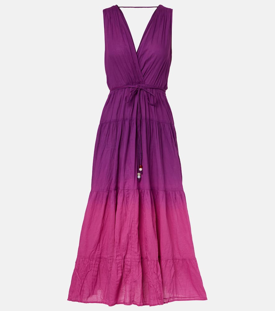 Marilyn cotton voile midi dress