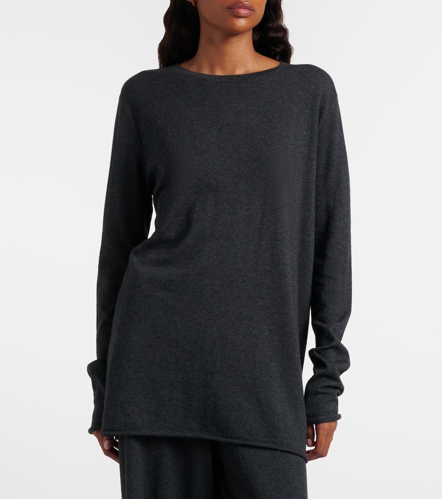 Maurie cotton and cashmere sweater