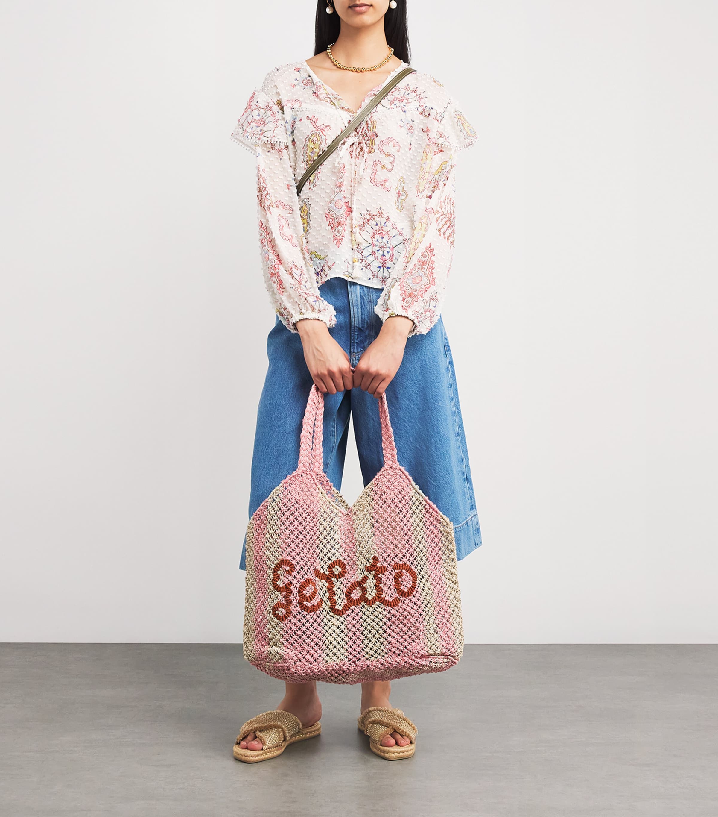 Jute Gelato Tote Bag