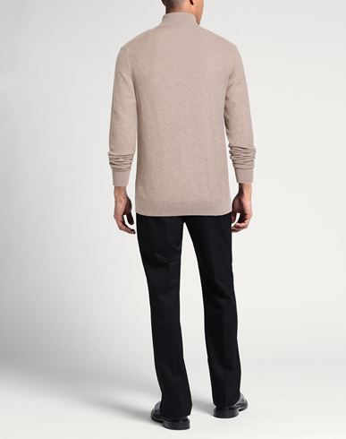 Man Sweater Taupe Size 40 Cotton, Cashmere