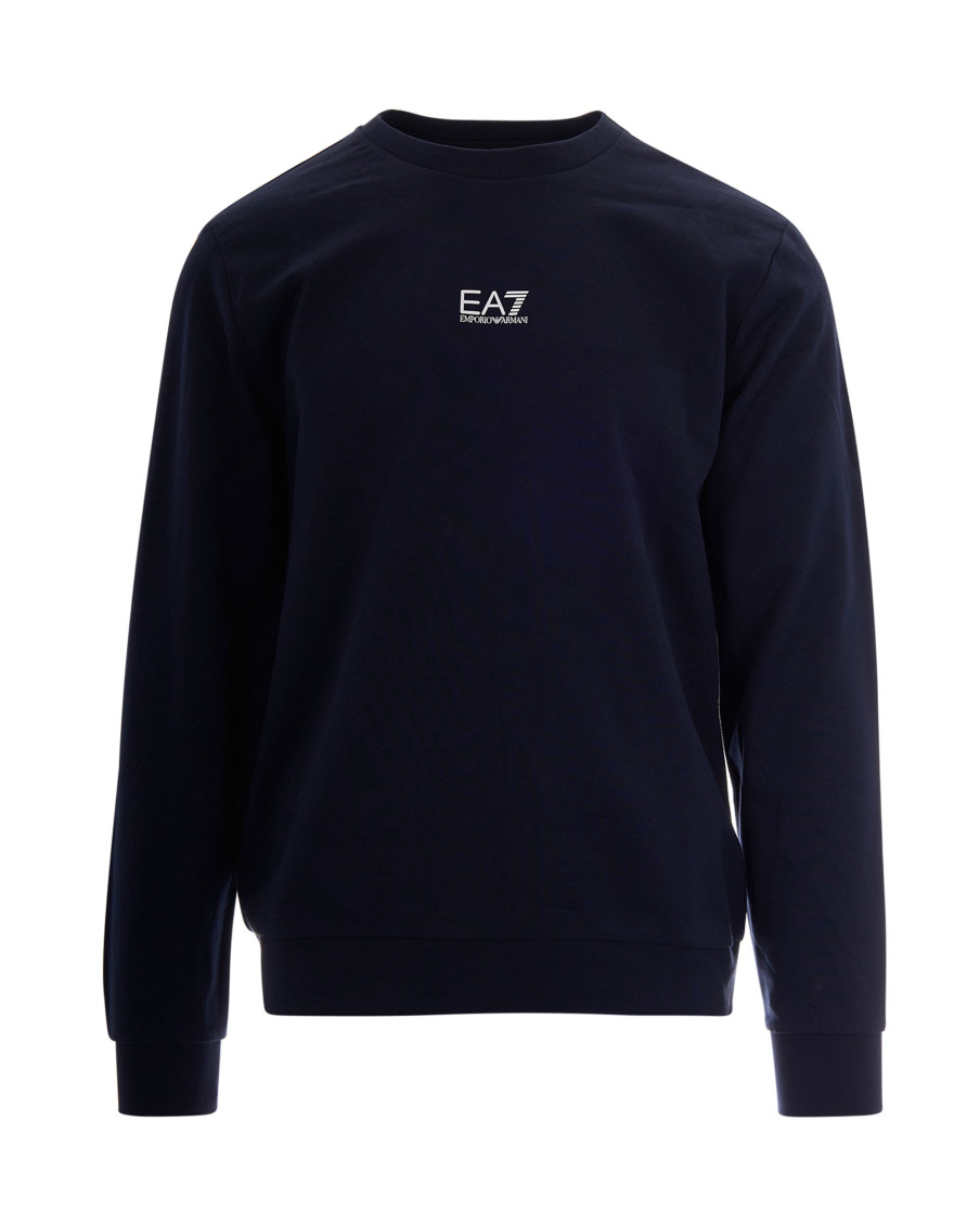 Blue Logo Crew Neck Sweatshirt