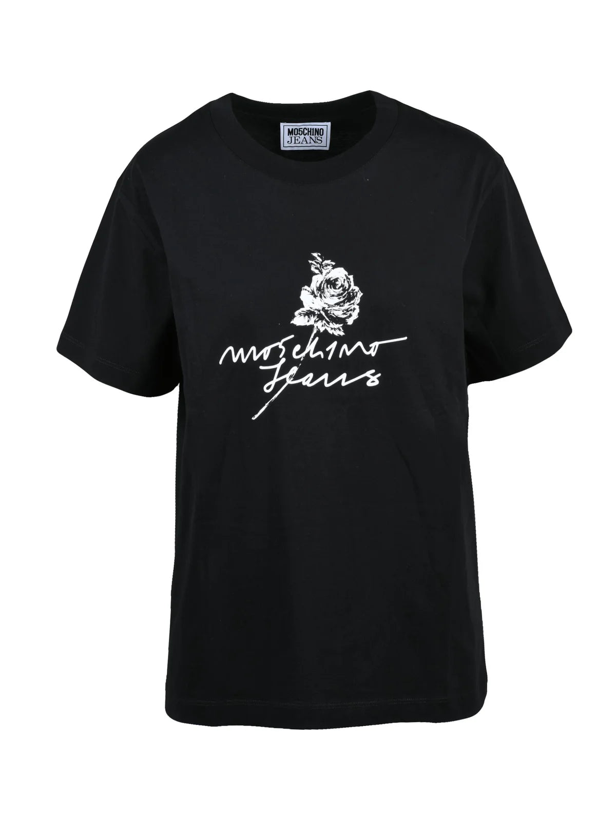 Black Rose Cotton T-Shirt