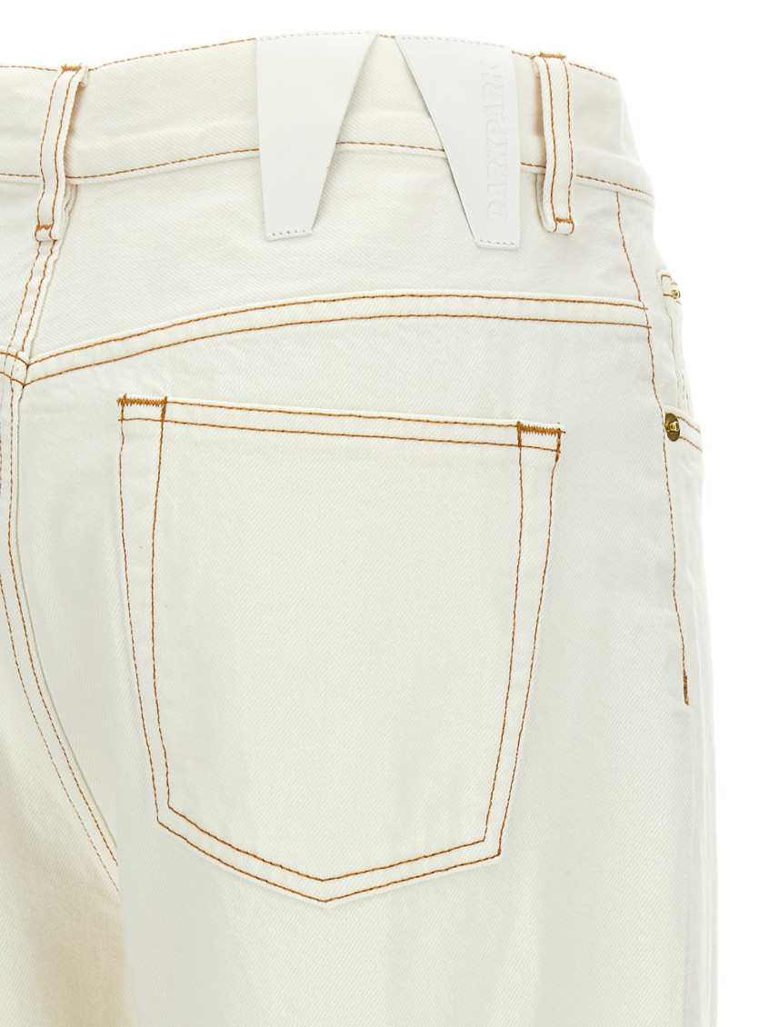 Darkpark - marion straight jeans belt loops pockets contrast