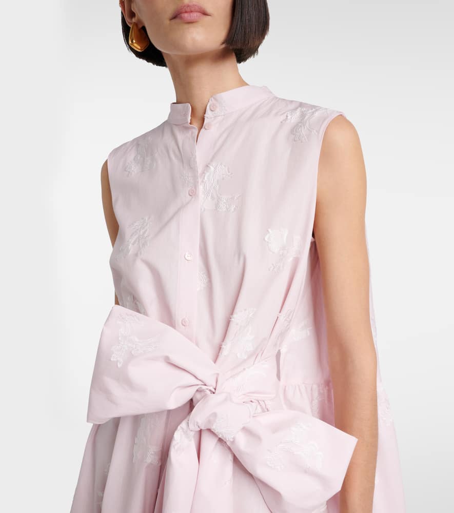 Bow-detail minidress