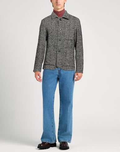 Paltò Man Jacket Black Size 38 Wool, Acrylic, Polyester, Polyamide