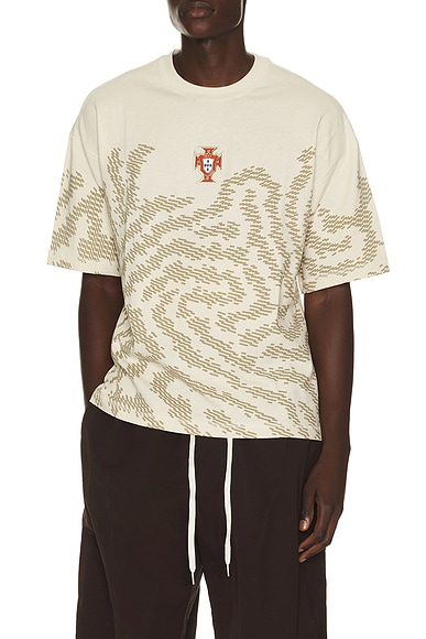 Puma Select x FPF x Salehe Bembury King Tee in Alpine Snow - Cream. XXL/2X also in XS, S, M, L, XL/1X