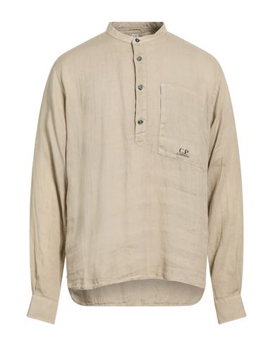 C. p. Company Man Shirt Khaki Size 3XL Linen