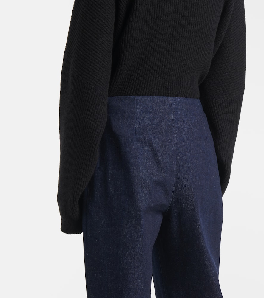 Jagger denim straight pants