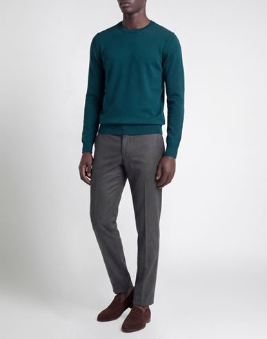 Man Sweater Deep teal Size 36 Cashmere