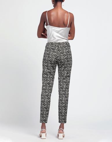 Woman Pants Black Size 12 Polyester, Viscose, Elastane