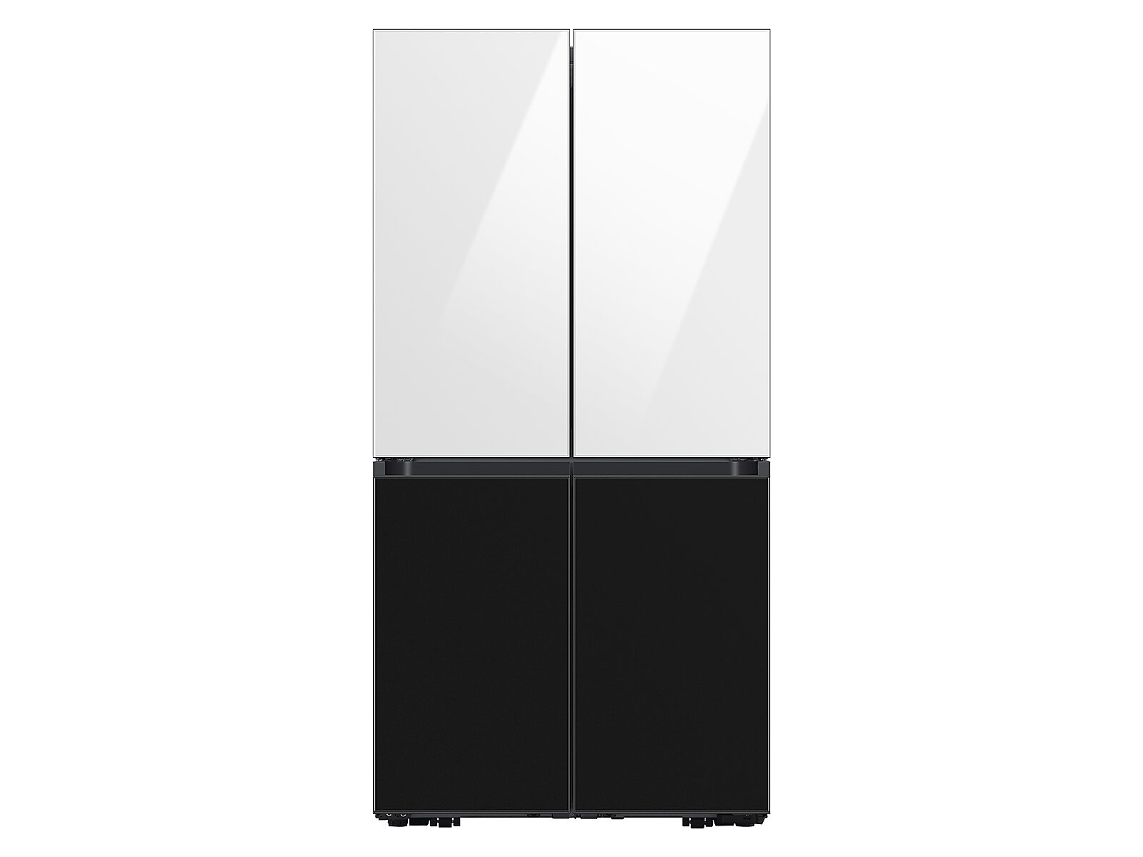 Bespoke 4-Door Flex™ Refrigerator Panel in White Glass - Top Panel(RA-F18DUU12/AA)